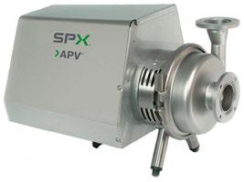 SPX APV Whp+ Hochdruckpumpe Diese Hochdruckpumpe arbeitet bei einem Systemdruck von bis zu 60 bar.