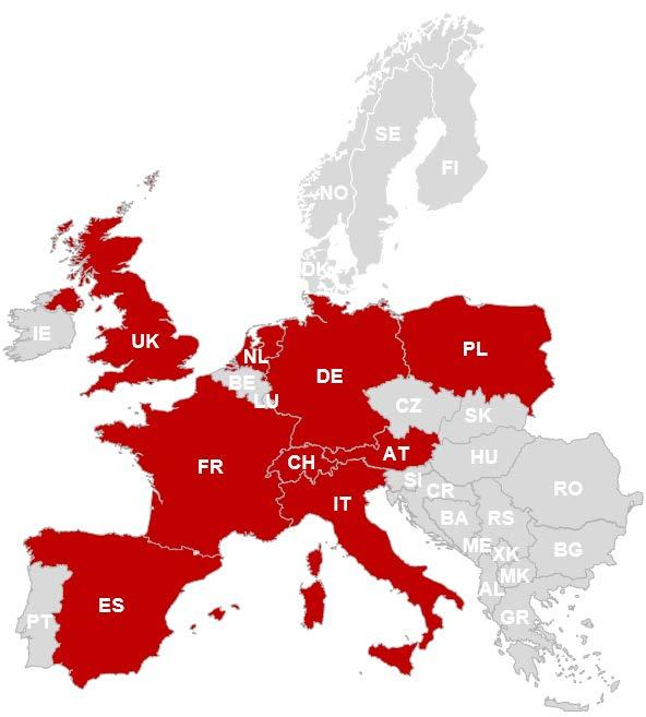 SEGMENT BUSINESS APPLICATIONS : ASSETS Führender europäischer Anbieter In 12 Ländern aktiv: #1 in