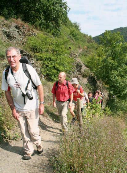 RUND UMS WANDERN 45 Weinwanderung im Calmont OG Üdersdorf.