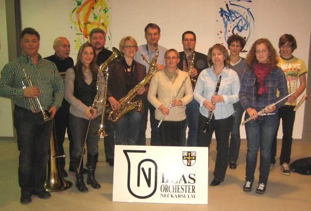 Februar/März 2009 Mitgliederwerbung Neckarsulmer Blasorchester Auf der Suche nach Nachwuchs Wir sind das etwas andere Blasorchester aus Neckarsulm: Wir machen Live-Musik ganz im Stil der