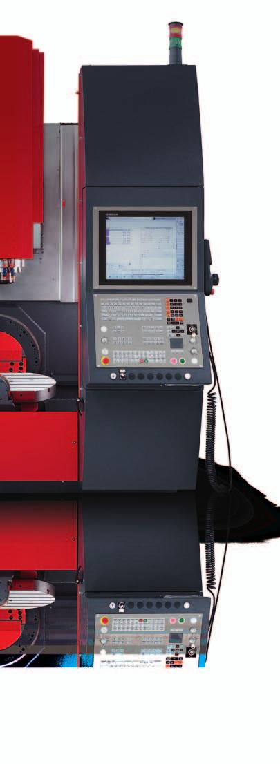 Bearbeitungszentrum Das neue CNC-Universal-Bearbeitungszentrum Umill 750 kann mit der Frontabstützung des