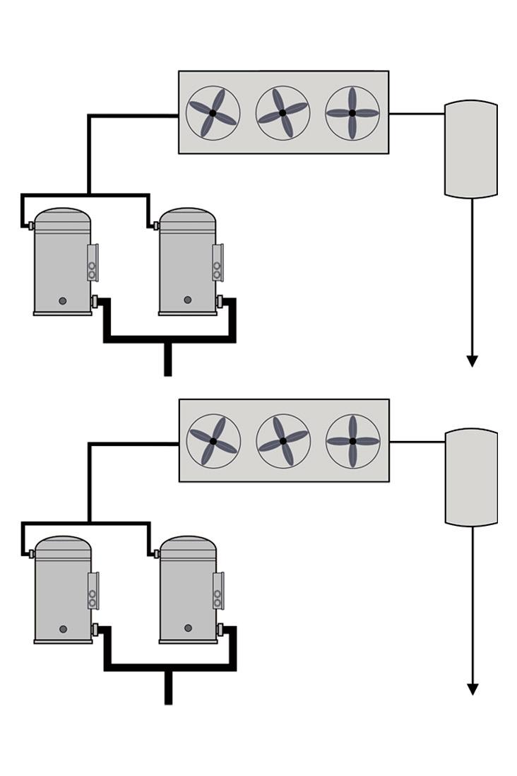 2 Verbundhauptmodul HVB-G3 Das HVB-G3 ist im Frigolink-System der Universalregler für direktverdampfende Systeme und Kälteträgeranlagen.