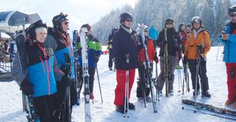 Bei guten Schneehöhen und gut präparierten Pisten machte das Skifahren auch sehr viel Spaß. Die Winterwanderer testeten die Winterwanderwege in den Skigebieten und befanden sie für gut.