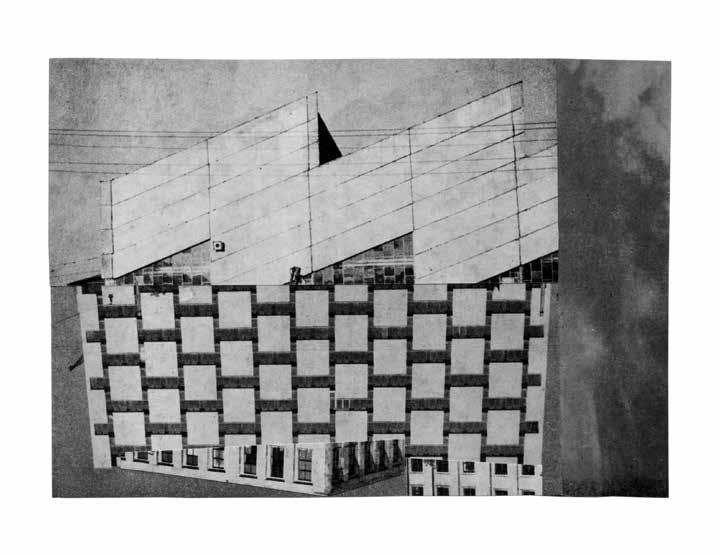 Wegzug der dortigen Architektenkammer auch aussortierte internationale Architekturhefte der Ost-Moderne für ihre Collage-Arbeiten an sich nehmen.