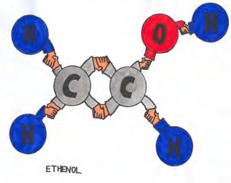 Das ist das Ethanal, oder (ein anderes Wort dafür) das Acet-Aldehyd.