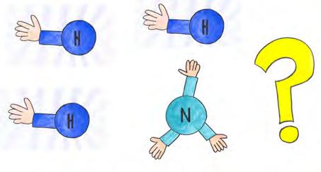 Die niedrig gestellte bedeutet, dass das Methan-Molekül vier H beinhaltet, und dann natürlich noch