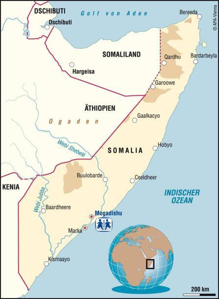 SOS-Kinderdorfprojekte in Somalia Das Engagement von SOS-Kinderdorf in Somalia begann im Jahr 1983 mit dem Bau des Kinderdorfes und eines Kindergartens in Mogadischu, später kamen weitere