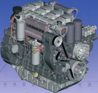 LIDEC-Motorsteuerung Liebherr Diesel Engine Control