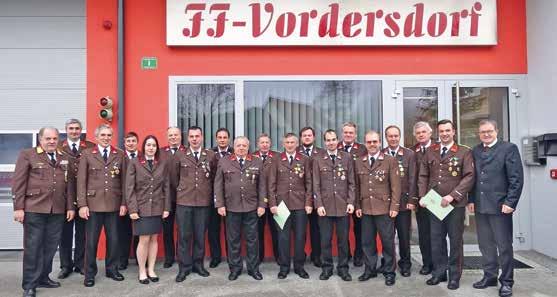 Feuerwehr Vordersdorf Wehrversammlung Die jährliche ordentliche Wehrversammlung fand am 02.12.2018 um 10:00 Uhr im Rüsthaus Vordersdorf statt.