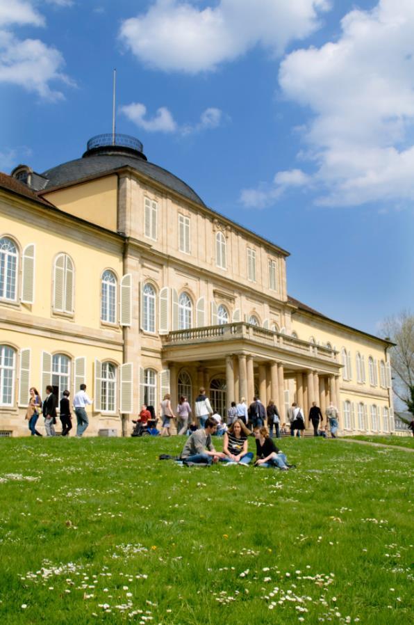 Profil der Universität Die 1818 gegründete Universität Hohenheim vereint die Fakultäten Agrarwissenschaften Naturwissenschaften
