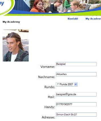 über eine Login-Seite notwendig: www.civil-academy.de/myacademy/login.html oder über den Button rechts unten auf der MyAcademy Startseite 2.