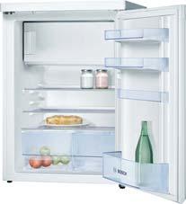 Tischkühlschränke 60 cm mit Gefrierfach KTL 16VW30 Drehwähler für Temperaturregelung, Kühlteil: Abtau-Automatik, 3 Glas-Abstellflächen, davon 1 höhenverstellbar, 2 Obst- und Gemüseschalen,