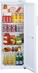 Flaschenkühlschränke FKS 3600-20 Vollraumkühlung durch Rückwandverdampfer, automatische Abtauung mit Tauwasserverdunstung, einschubfähig, abschließbare