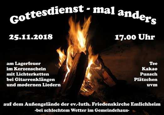 Gemeindenachrichten aus Emlichheim und Hoogstede - 9 - Gottesdienst der Jugendgruppe am 25.11.