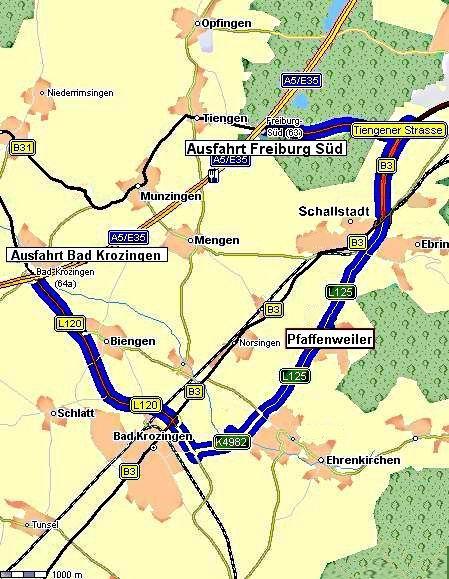 So finden Sie uns Autobahn A5 von Norden aus Richtung Karlsruhe kommend: Ausfahrt Freiburg-Süd, weiter Richtung Freiburg, im Kreisverkehr nach links abzweigen Richtung Lörrach/Bad Krozingen (B3),