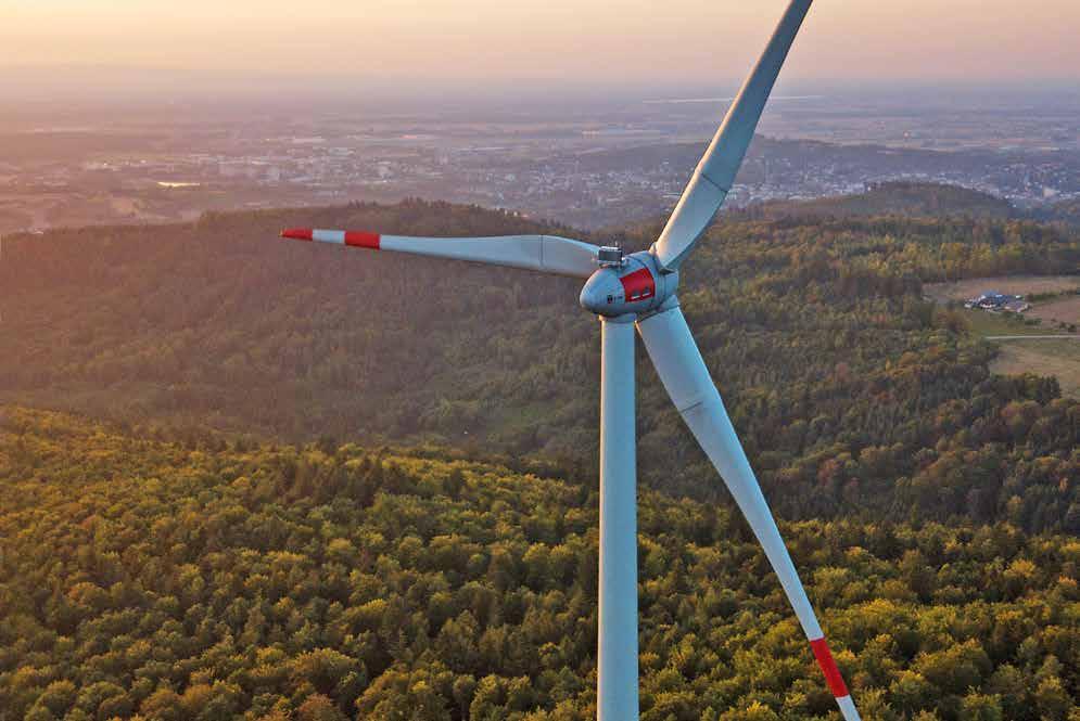 Die Windkraft ist ein wichtiges Element der regenerativen Energieversorgung. Schon 2005 entstanden drei Windkraftanlagen auf dem Langenhard.