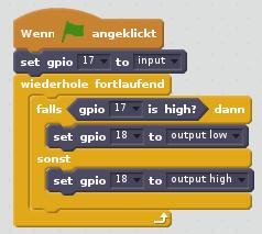 5. LEKTION 6: BERÜHRUNG ERKENNEN In dieser Lektion werden Sie lernen, wie Sie mit Hilfe des Touchsensors Berührungen erkennen. Der Touchsensor ist an GPIO17 angschlossen.