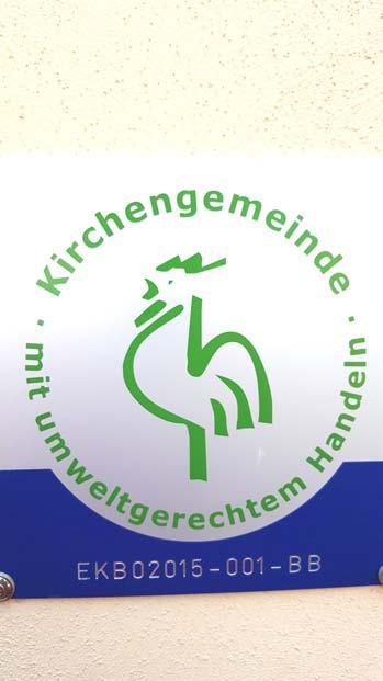 11 Gemeindeleben 11 Letzte Vorbereitungen zum Grünen Hahn Die Gemeinde St. Trinitatis bemüht sich um das Zertifikat Grüner Hahn.
