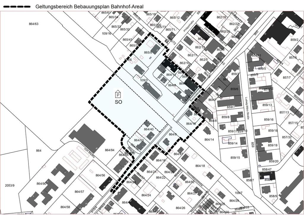 Bebauungsplan Bahnhof-Areal der Stadt Penzberg im beschleunigten Verfahren gemäß 13 a BauGB; Bekanntmachung des Aufstellungsbeschlusses gemäß 2 Abs.
