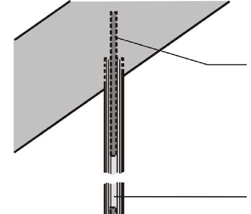 Distanzhülse aus Holz oder Stahl und TSH Schraube - Dauerelastische Lagerhülse - Rundstahl 16 mm - Ringbeschlag (bei Merbau und