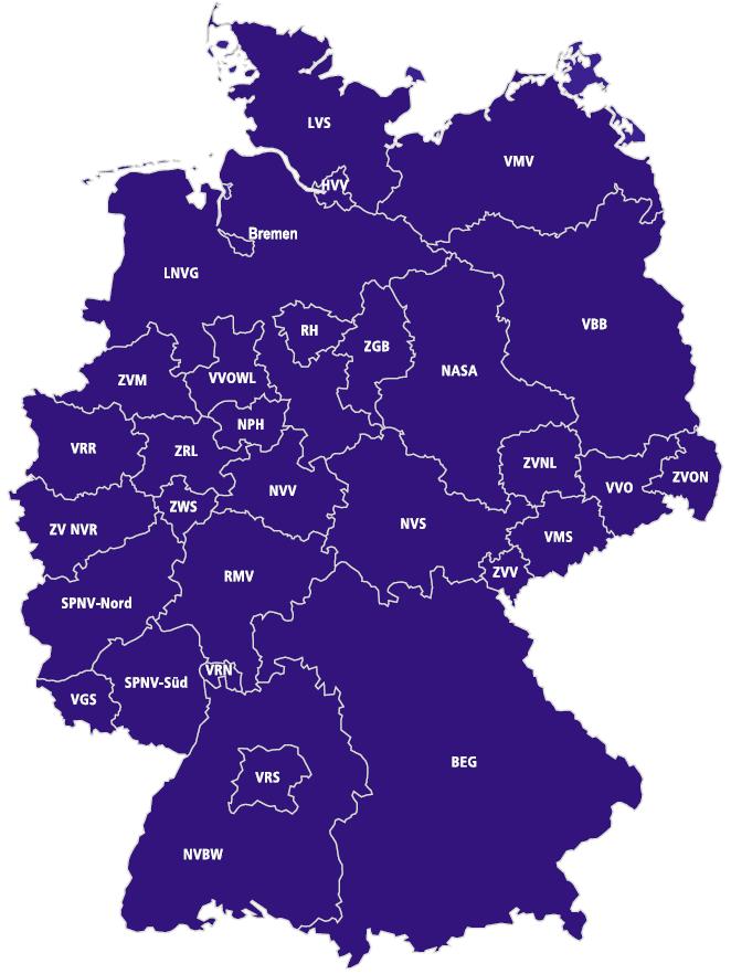 BAG-SPNV Verband der Besteller in Deutschland Die BAG-SPNV ist der Dachverband der Aufgabenträgerorganisationen im SPNV Die Mitglieder organisieren den Nahverkehr jährlich mit 641 Mio.