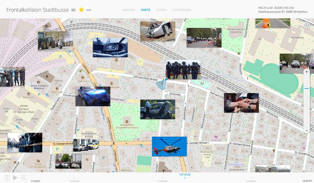 Vereinfacht Ihre tägliche Polizeiarbeit. Smartpolice von futurelab ist die Komplettlösung für digitale Beweise wie Fotos oder Videos.