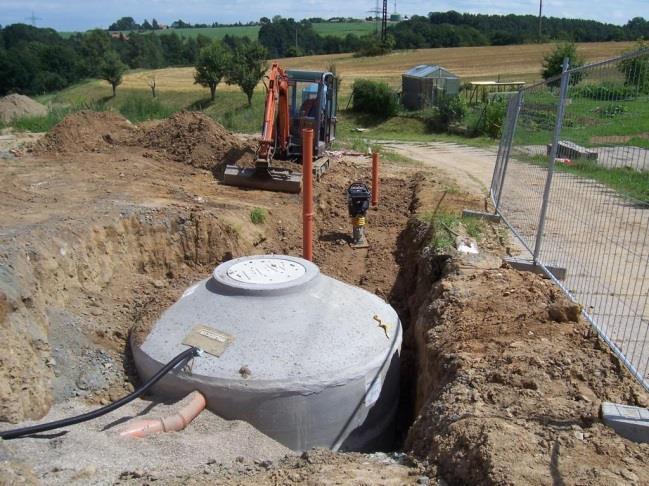 Natursteinmauerwerksherstellung Anlegen von