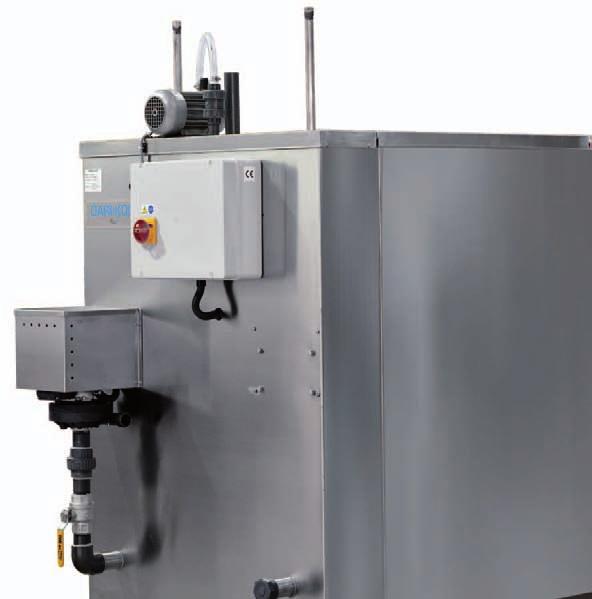 Vorkühlung KOOL-PAK - Eiswassertanks Eiswassertanks werden gemeinsam mit Plattenkühlern verwendet und sorgen für eine weitere Erhöhung der Milchqualität durch