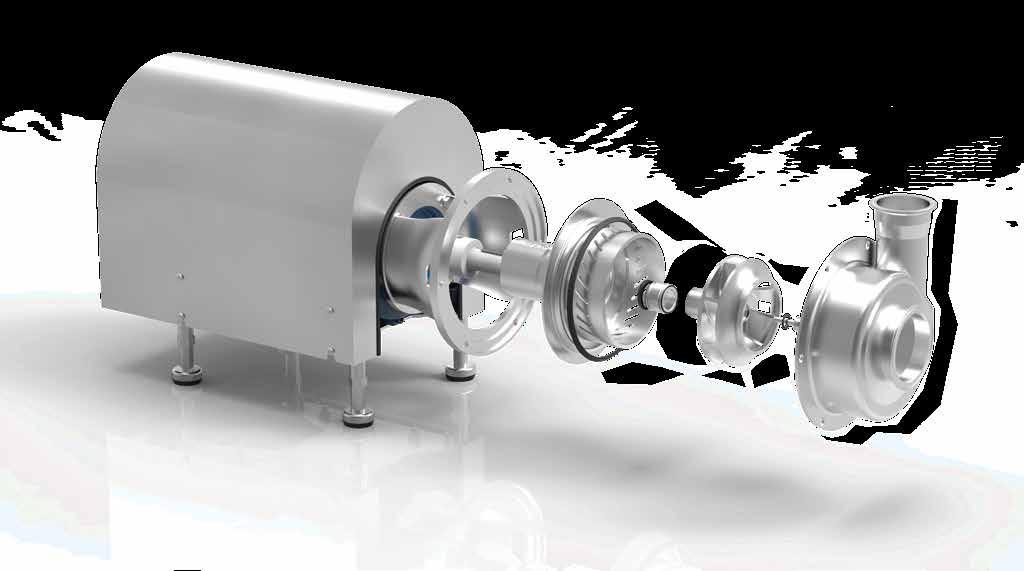 High Shear SFP & SFP High-Shear-Pumpe mit offenem oder geschlossenem Laufrad und patentiertem Stator für große Fördermengen und hohe Drücke.