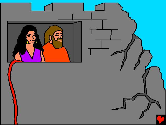 Schnell retteten Josuas Männer Rahab und ihre Familie.