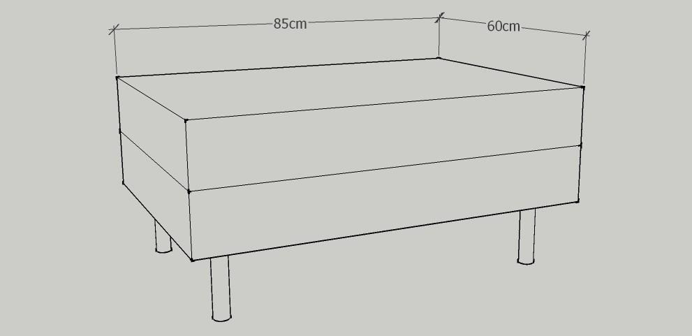 Ausführung: 4009 Hocker 85 cm x 60 cm Möbelstoff / Leder: Preis inkl. Mwst.