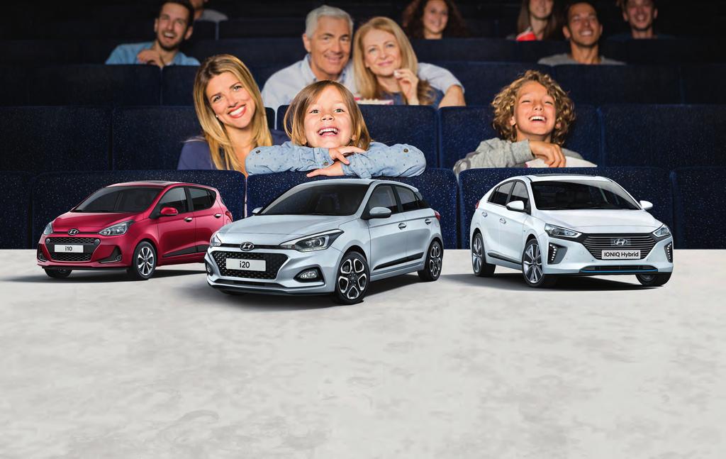 Kuck mal, wer da fährt. Zwei Stars Seite an Seite: der Hyundai i10 und der neue Hyundai i20. Stolz und Vorteil. Der Hyundai IONIQ Hybrid in seiner größten Rolle. Hybrid Deal bis zu 4.