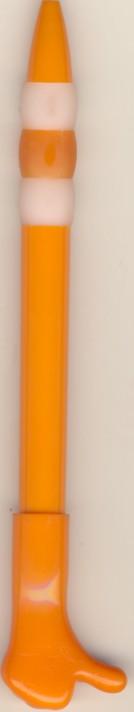 Restposten zu Sonderpreisen Preise gelten nur bei Abnahme der Gesamtmenge - solange Vorrat - Kugelschreiber LIKE in orange mit gummierter Griffzone inklusive einseitig einfarbigem Druck seitlich vom