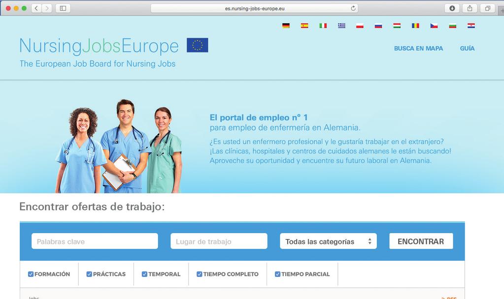 Nursing-Jobs-Europe.eu INTRO Seite 2 Das erste europäische Stellenportal für Pflegefachberufe Nursing-Jobs-Europe.