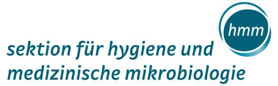 13. Weiterbildung zum ÖÄK-Diplom Krankenhaushygiene 7. 8.3.2019, Teil 3 in Innsbruck wird veranstaltet von Med.