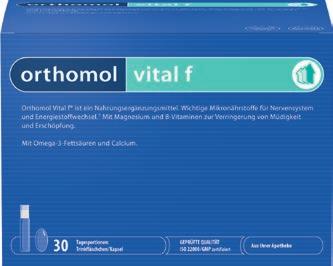 Orthomol-Beratungstag (10-16 Uhr) 2017 Orthomol bietet ganz spezielle und hochdosierte Vitamin-