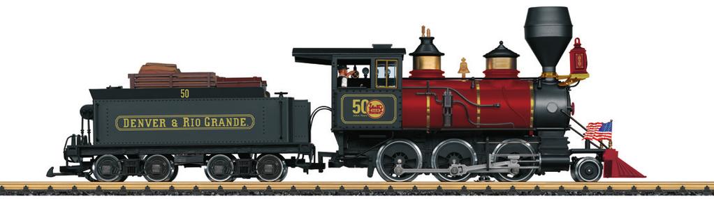 2020 D&RGW Mogul Dampflokomotive 1.