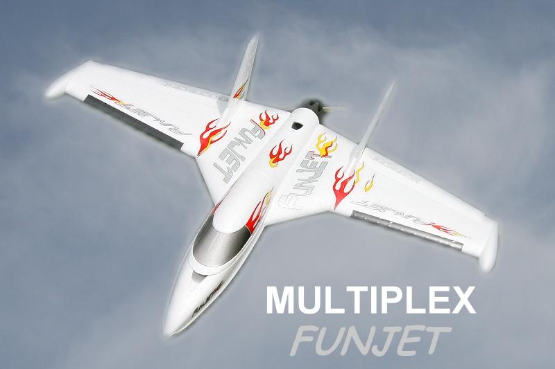Im Test FunJet von Multiplex Im Test FunJet von Multiplex Im Test FunJet von Multiplex Â Das Gefühl von Geschwindigkeit und Wendigkeit