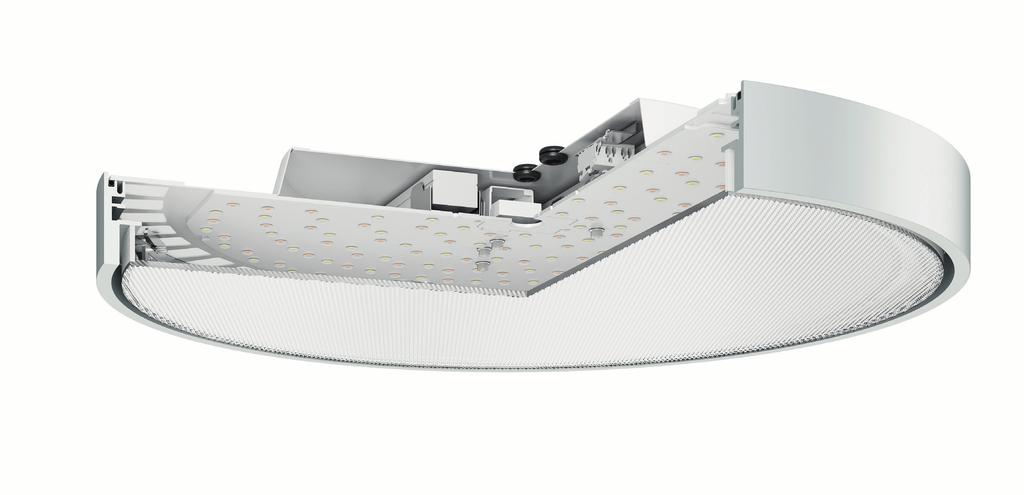 Rahmenhöhe nur 53 mm Gehäuse wie aus einem Guss perfekt verarbeites Aluminium garantiert fugenlose Oberfläche Vor Ort auswechselbare LED-Platine Hocheffiziente LEDs der neuesten Generation mit einer