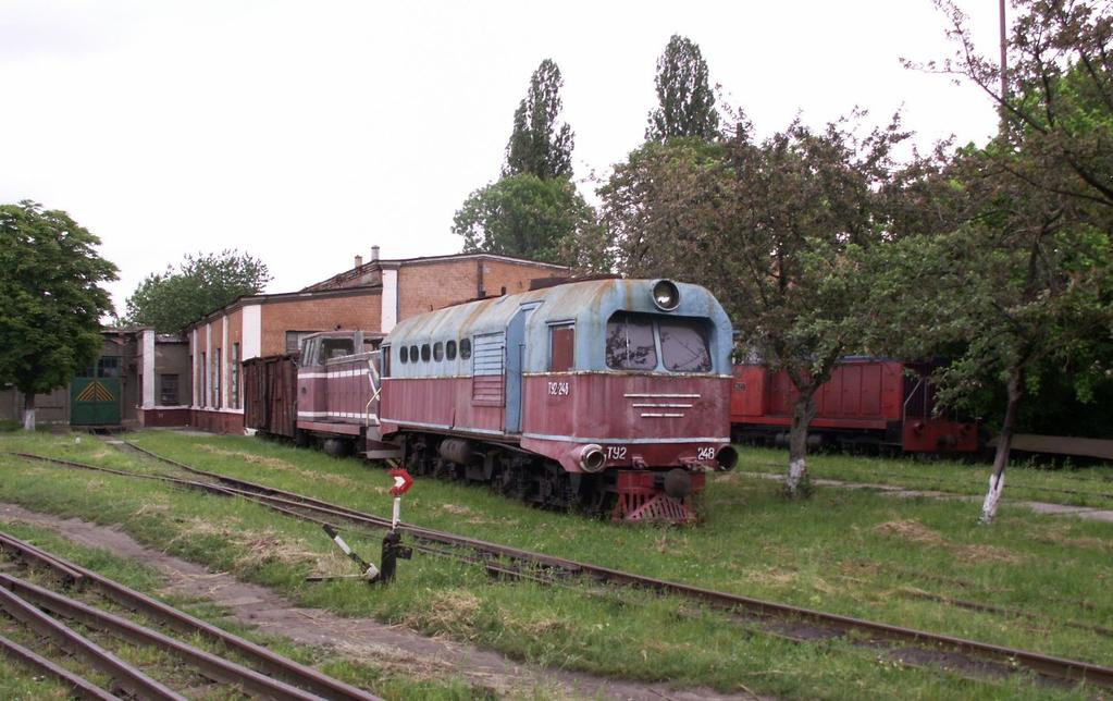 Dezember 2010 Die Zu(g/k)unft im Bahnbetriebswerk von Berehovo (Netz Vinogradiv). M.