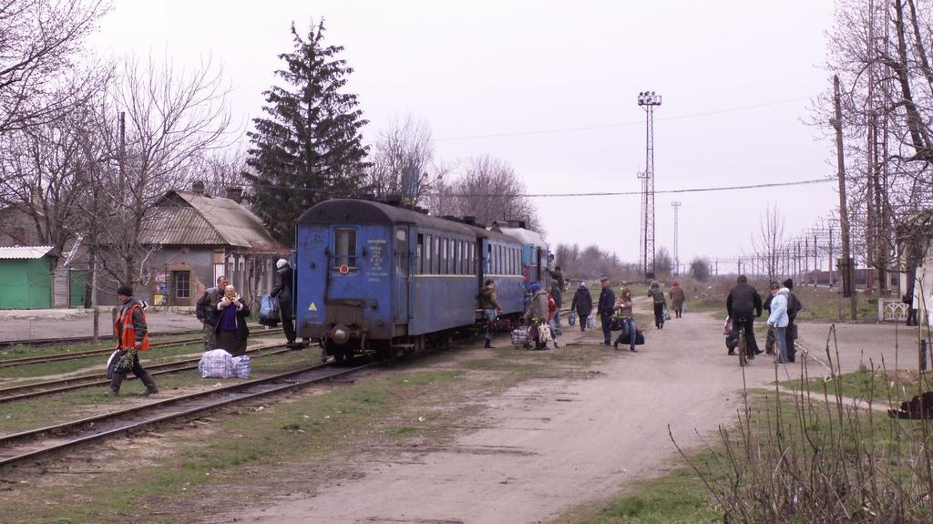 Januar 2010 Ankunft des Marktzuges in Rudnitsa. M. Lobmann, 10.