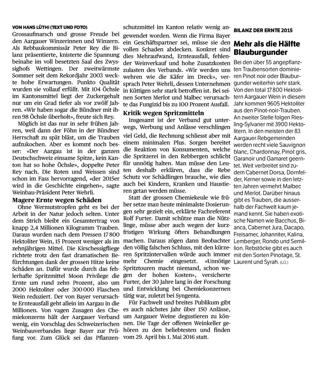 Aargauer Zeitung 5200 Brugg 058/ 200 52 00 www.aargauerzeitung.