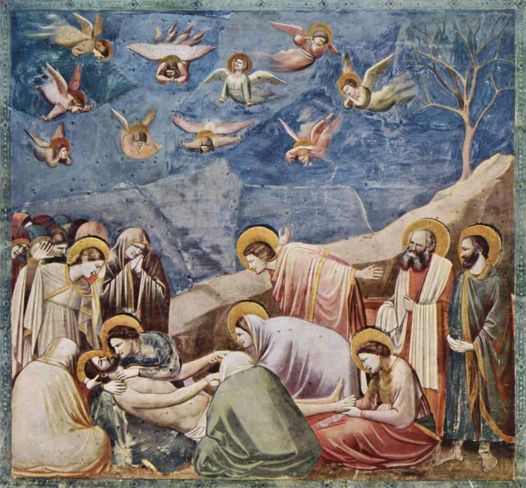 Abbildung 3: Giotto di Bondone (1266-1337), Beweinung Christi, Cappella degli Scrovegni, Padua.