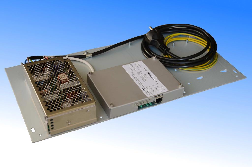 2. Installation des AirLaser IP1000plus Stromversorgung Der AirLaser IP1000plus wird über die AirLaser Anschlusseinheit (AE) mit Strom versorgt.