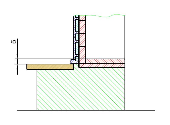Seite 8 / 9 4.3 Holzauflagen Holzauflagen sind grundsätzlich 5 cm unterhalb der Oberkante des Feuerraumbodens bzw. des Heizgaszugbodens des tiefsten Heizgaszugabschnittes anzubringen (Abbildung 4).