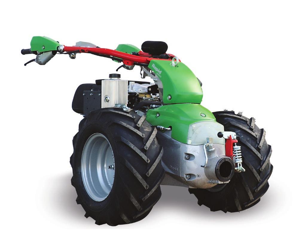 Modellübersicht VAREA M231 und S231 Der mit einem 23 PS starken Motor ausgestattete Rapid VAREA eignet sich optimal für Anwendungen im kommunalen und universalen Bereich, der Landwirtschaft und dem