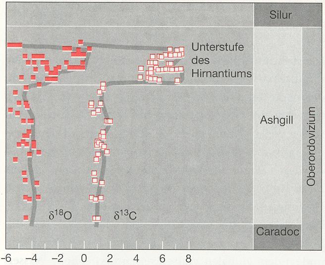 Isotopen-Record (Stanley, 2001) δ 13 C-Signaturen von