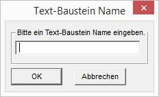 TEXT HINEIN in das Textfeld kopiert. Die einzelnen Bausteine werden ebenfalls in der Text-Datei texte.
