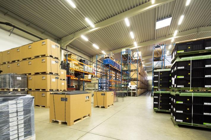 Material und Informationsfluss im Logistikzentrum Mehrmandaten- und Konzernfähig; geeignet für