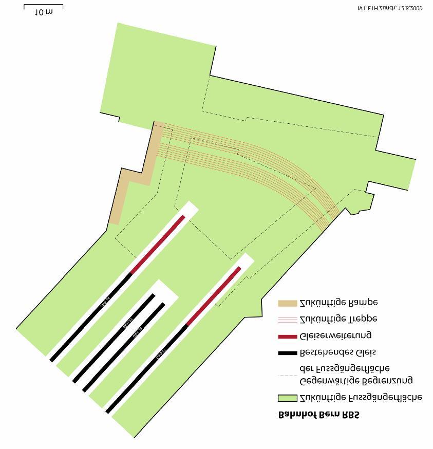 Variantenfamilie Tiefbahnhof RBS Variante 3: Anstelle eines neuen RBS-Tiefbahnhofs wird der